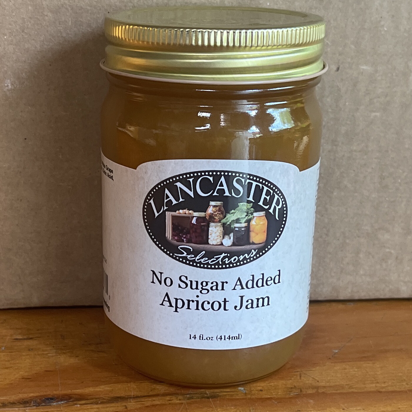 No Sugar Added Apricot Jam (14oz)