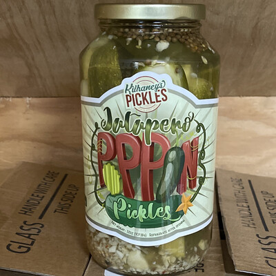 Jalapeño Poppin’ Pickles (32oz)