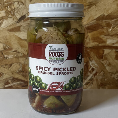 Spicy Pickled Brussel Sprouts (16oz)