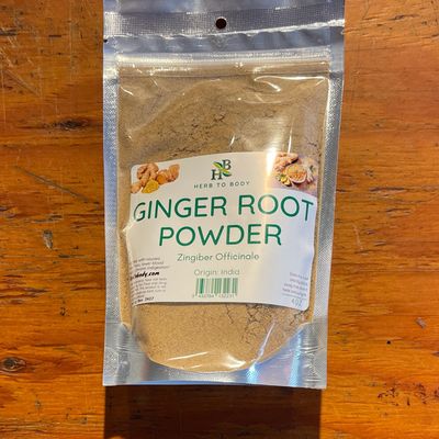 Ginger Root Powder (Zingiber Officinale) (4oz)