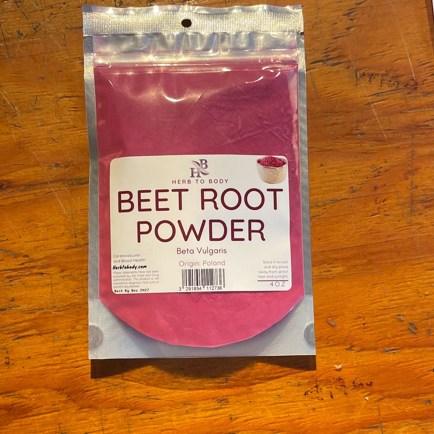 Beet Root Powder (Beta Vulgaris) (4oz)