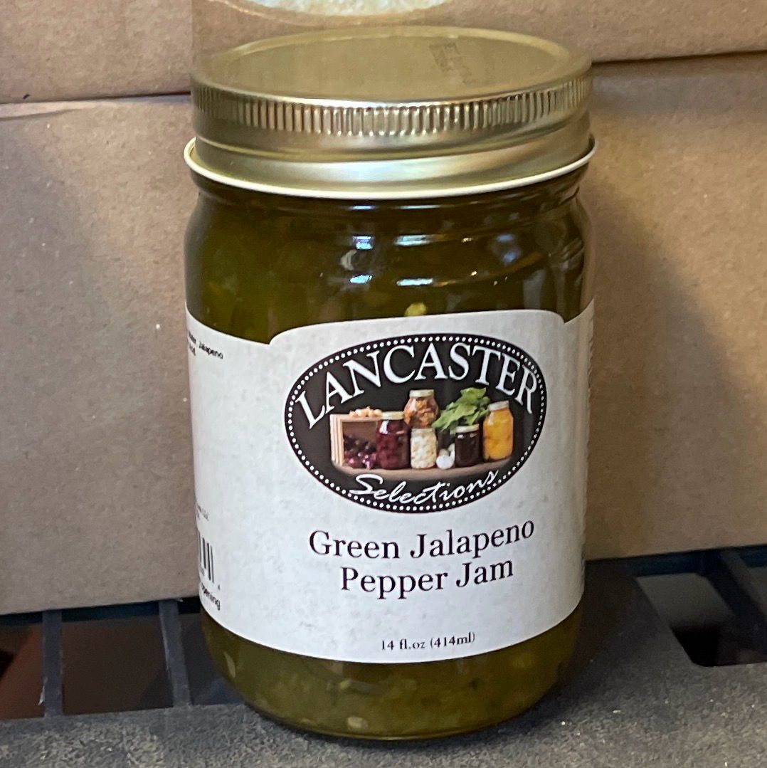 Green Jalapeño Pepper Jam (14floz)