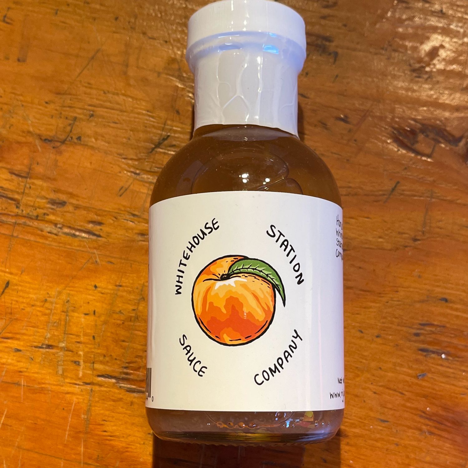 White Peach Habanero Hot Sauce (8oz.)