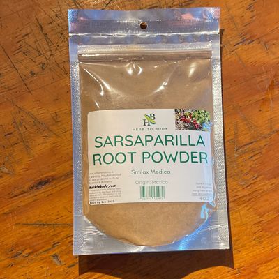 Sarsaparilla Root Powder (4oz) (Smilax Medica)