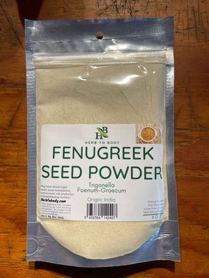 Fenugreek Seed Powder - Trigonella Foenum-Graecum (4oz)