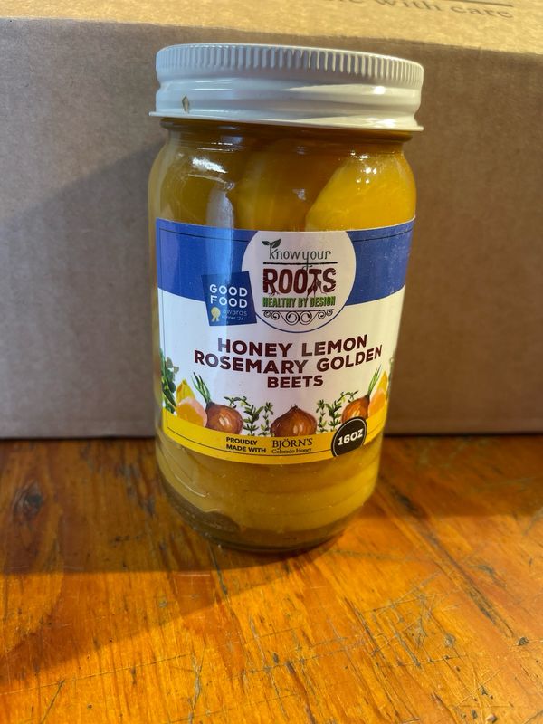 Honey Lemon Rosemary Golden Beets (16oz)