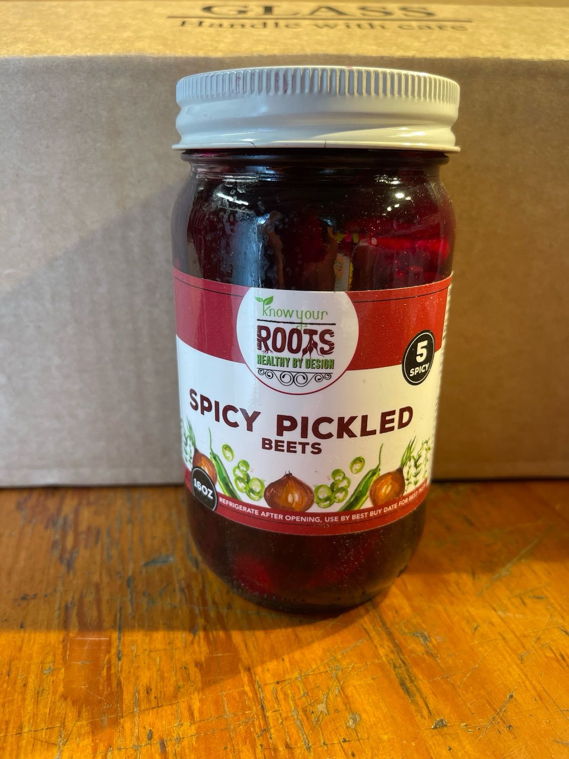 Spicy Pickled Beets (16oz)