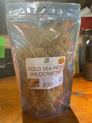 Gold Sea Moss Wildcrafted (Premium Quality Sun-dried) (4oz)
