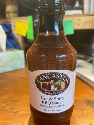 Hot + Spicy BBQ sauce (19oz)