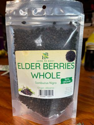 Elderberries Whole - Sambucus Niagara (4oz)