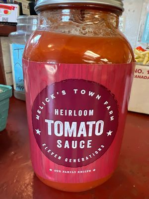 Melick’s Heirloom Tomato Sauce