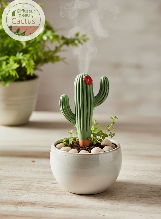 Coffret cadeau – 3 oyas cactus en céramique faits main