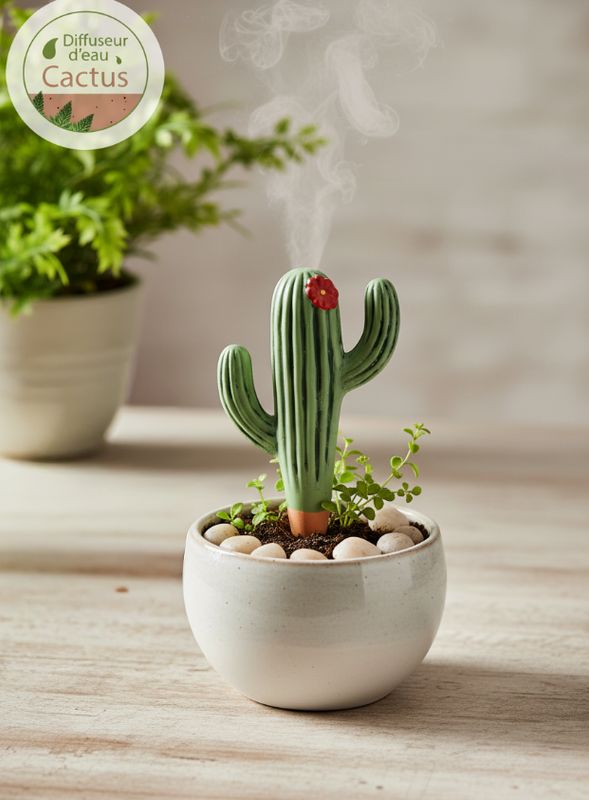 Coffret cadeau – 3 oyas cactus en céramique faits main