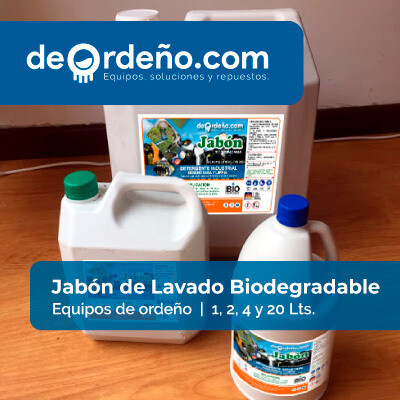 Jabón de Lavado Biodegradable para Equipos de Ordeño