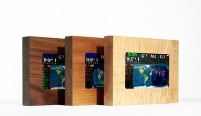9" Wooden Clocks