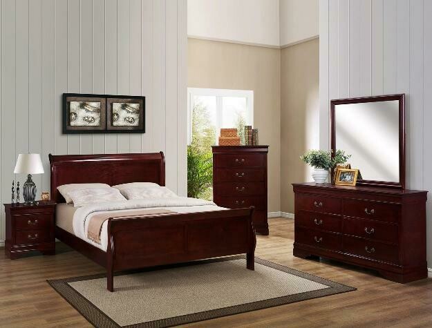 Louis Philip Bedroom set- Cherry