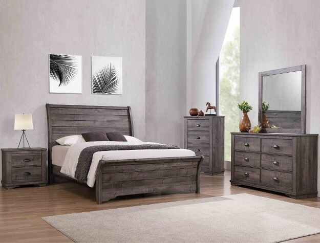 Coralee Bedroom Set - Grey Coralee Bedroom Set - Grey