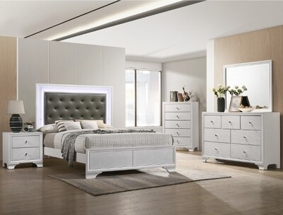 Lisa Bedroom Set - White