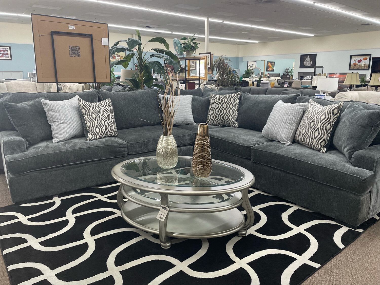 Graphite Oversized Sectional