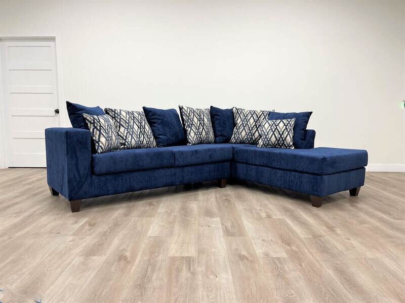 Dove Sectional - Blue