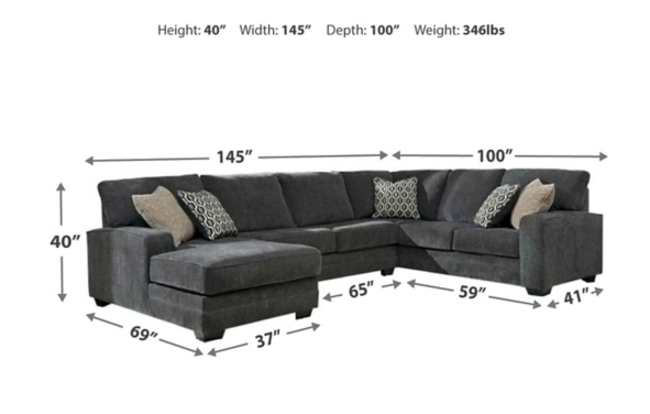 Tracy 3pc. sectional