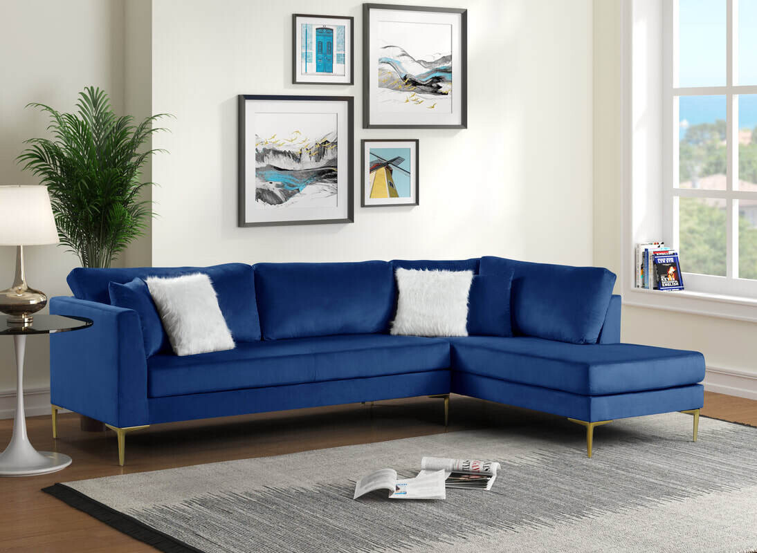 Catalina Sectional, Color: Blue