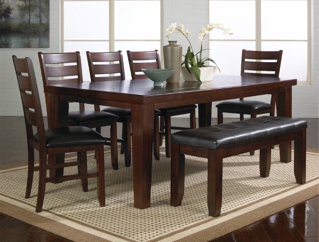 Barry Dining Set- Brown