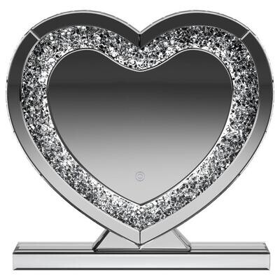 Heart LED Mirror