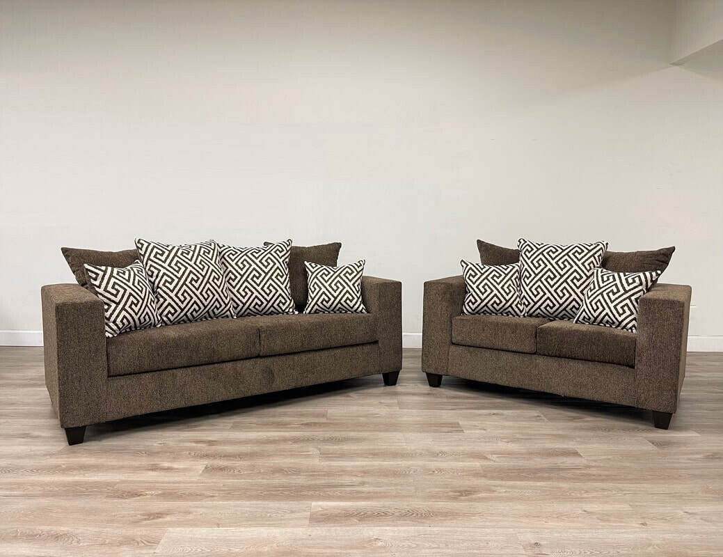 Mocha Sofa & Loveseat