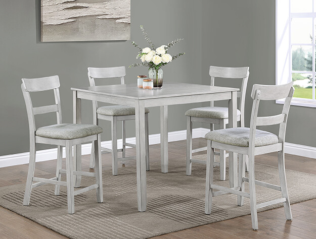 Henderson Counter Height Dining Set White
