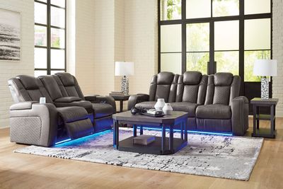 Fyne-Dyme reclining sofa and loveseat