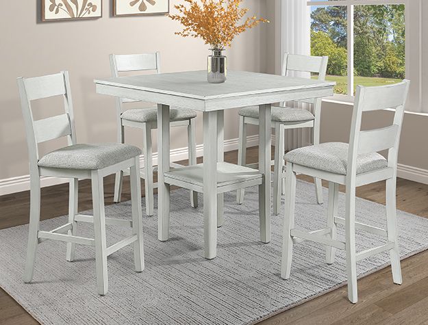 Lester Counter Height Dining Set -Drift Wood