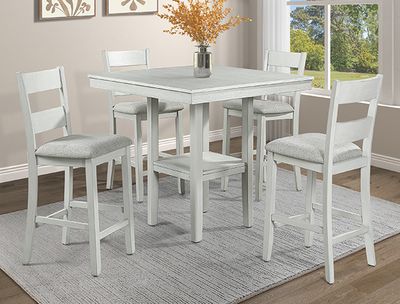 Lester Counter Height Dining Set -Drift Wood