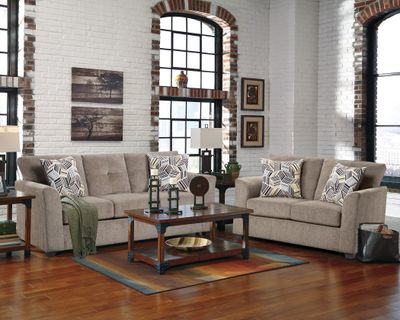 Cocoa sofa and loveseat