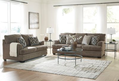 Nutmeg sofa and loveseat