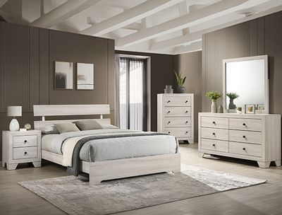 Atticus White Bedroom Set