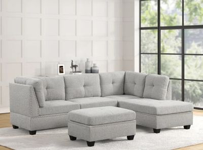 Siena Sectional and Ottoman