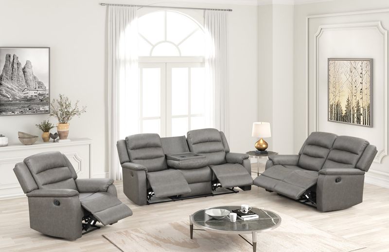 Hope reclining sofa and loveseat
