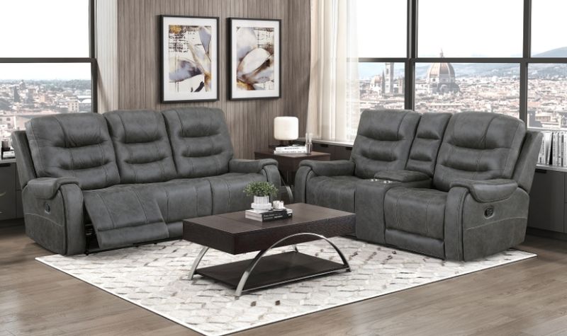 Oberon sofa and loveseat recliner