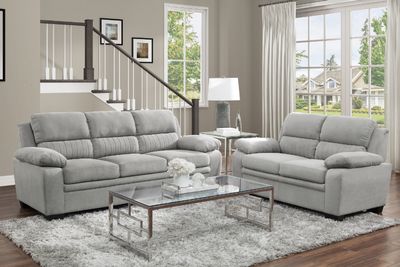 Holleman sofa and loveseat