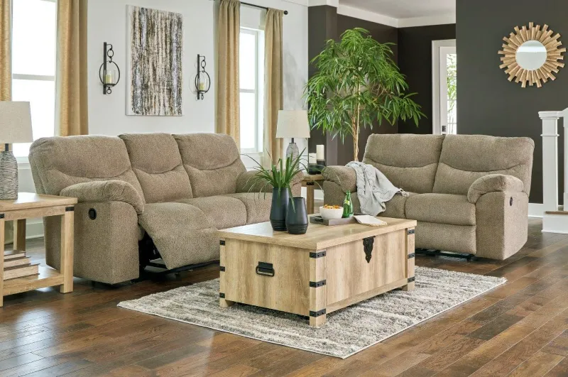 Alphons reclining sofa and loveseat