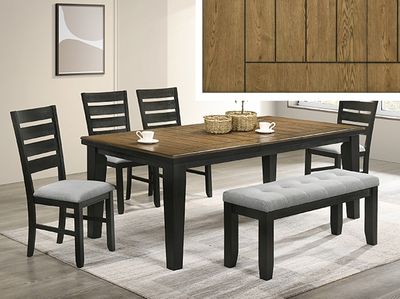 Barry Dining Set- Brown