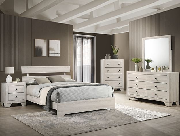 Atticus White Bedroom Set