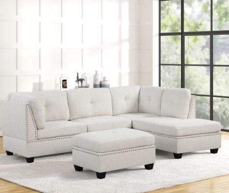 Sienna Boucle Sand Sectional