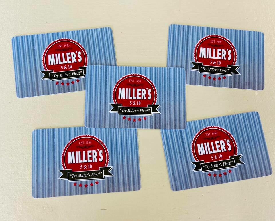 Miller's 5&10 Gift Card