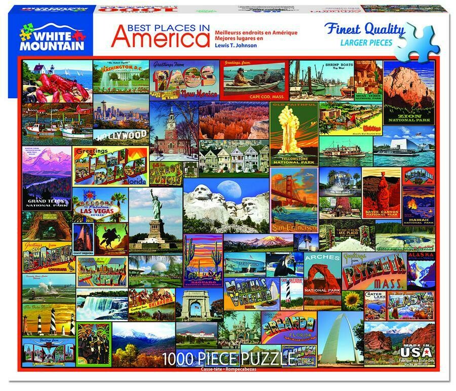 Best Places in America Puzzle 1000