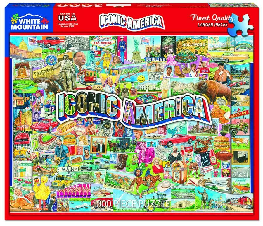 Iconic America Puzzle 1000
