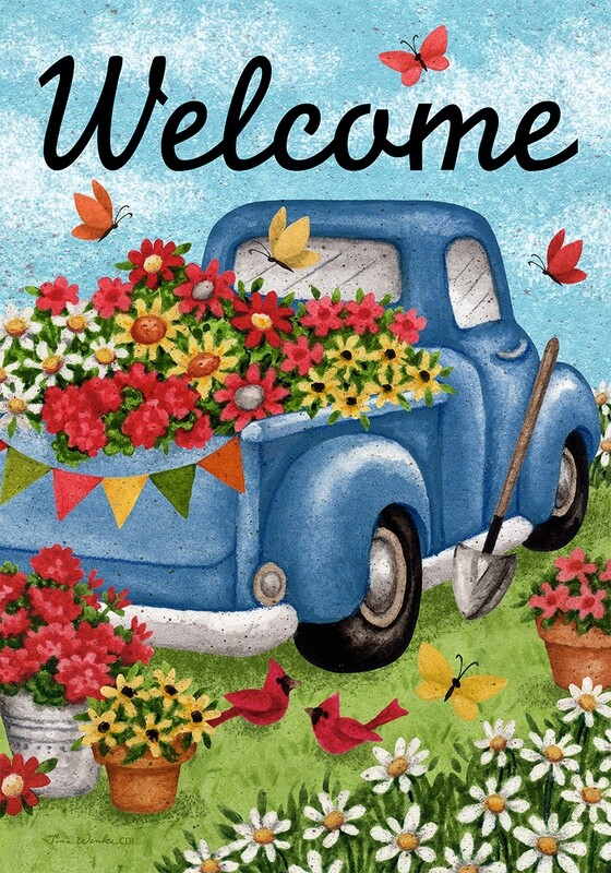 Flower Truck Flag