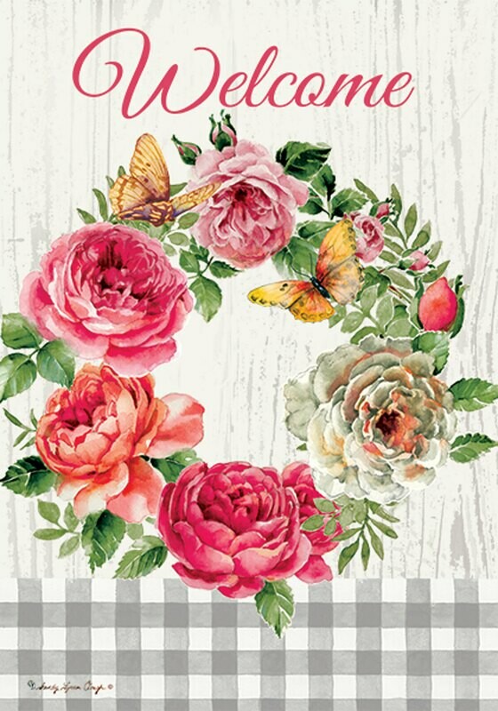 Rose Wreath Flag