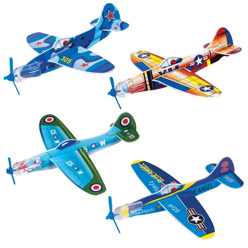 4 Retro Glider Planes